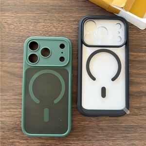 Green and Black Phone Cases iphone 17 pro